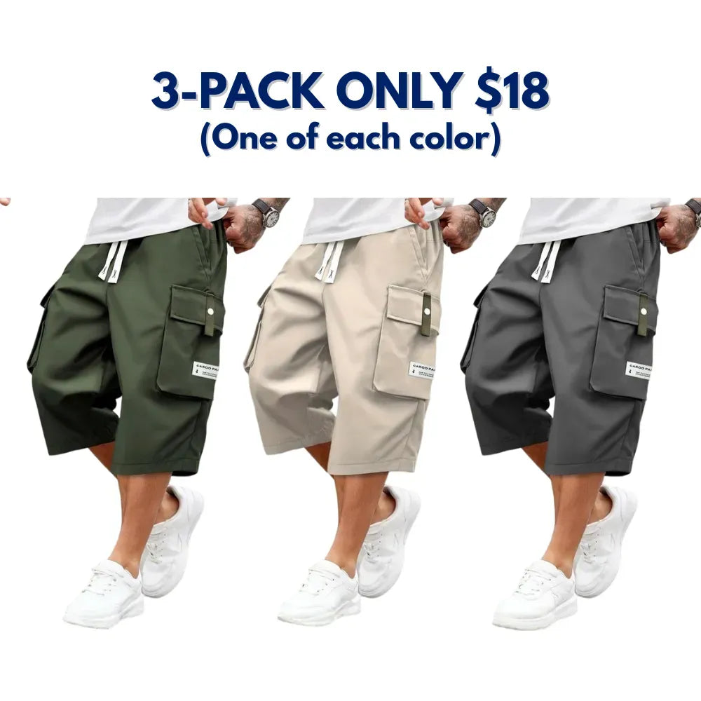 Men's Plus Size Lightweight Cargo Pants