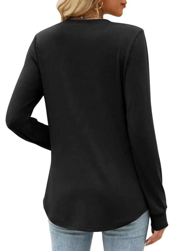 Women's 2026 Trendy Fall Henley Top