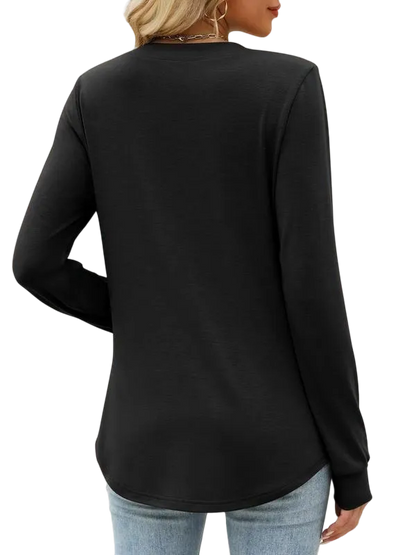 Women's 2026 Trendy Fall Henley Top