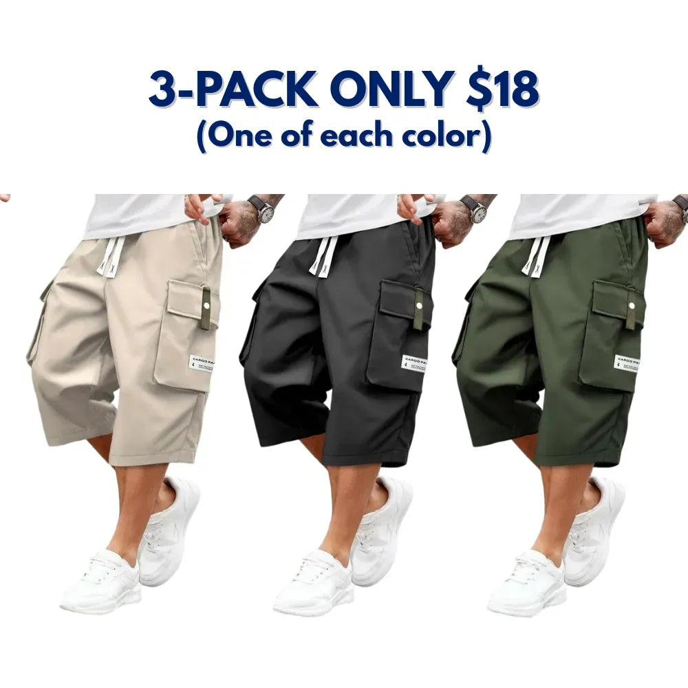 Men's Plus Size Lightweight Cargo Pants