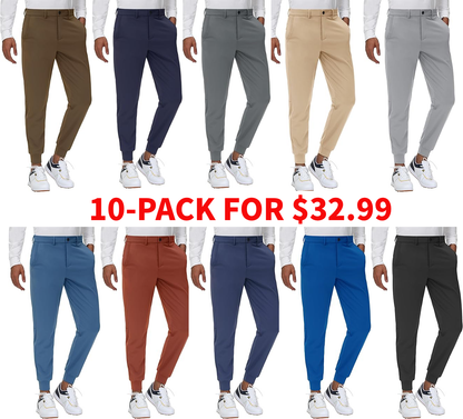 🔥Men's High Stretch Straight Fit Pants