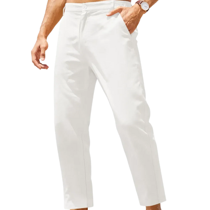 Men's Coastal Breathe Cotton-Linen Pant – Lightweight, Breathable & Wrinkle Resistant