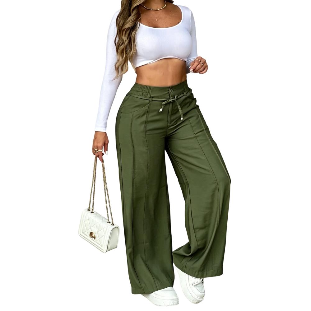 Women's Wide Leg Casual Pants
