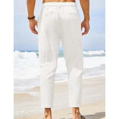 Men's Coastal Breathe Cotton-Linen Pant – Lightweight, Breathable & Wrinkle Resistant
