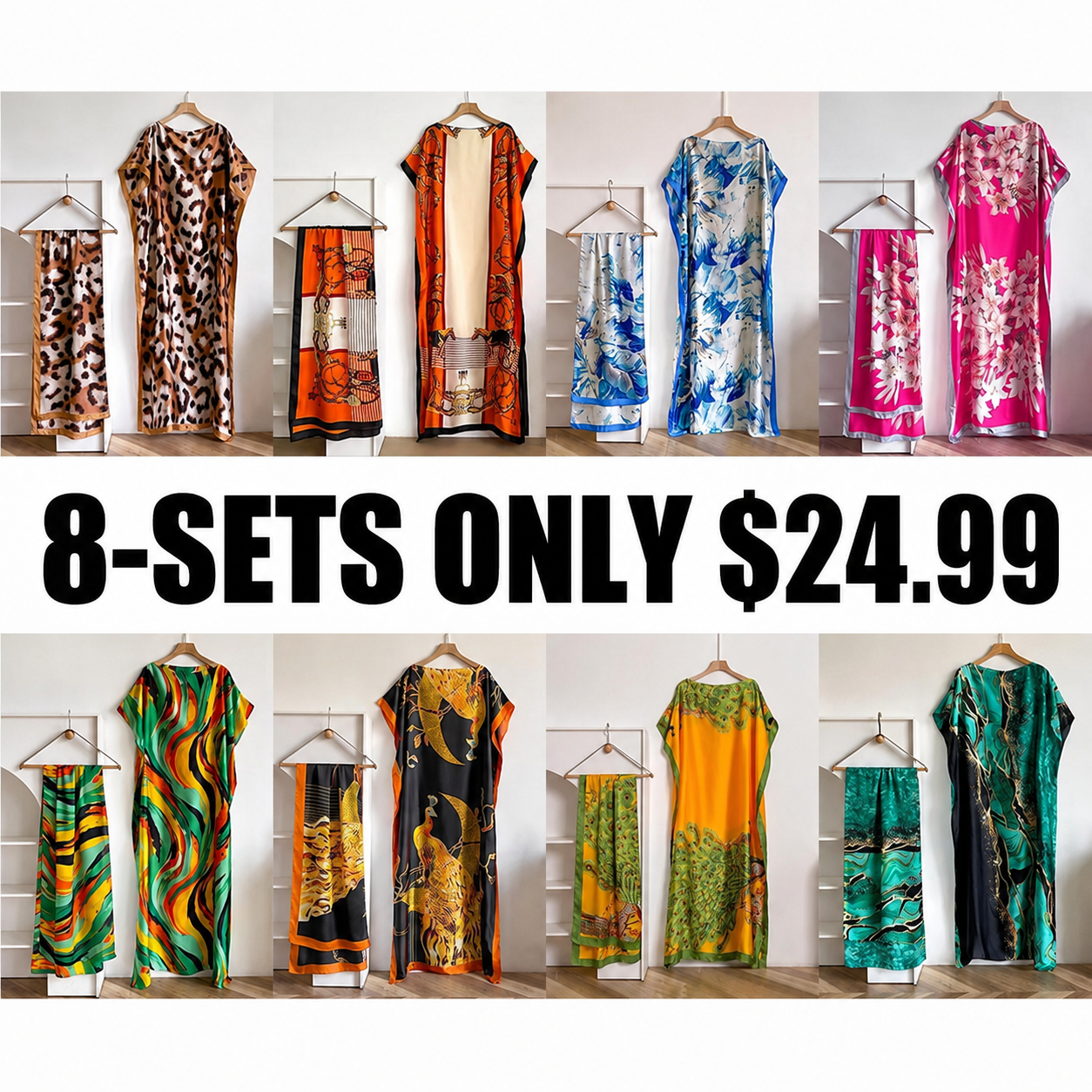 Women's Elegant Casual Scarf & Cape Shawl Set