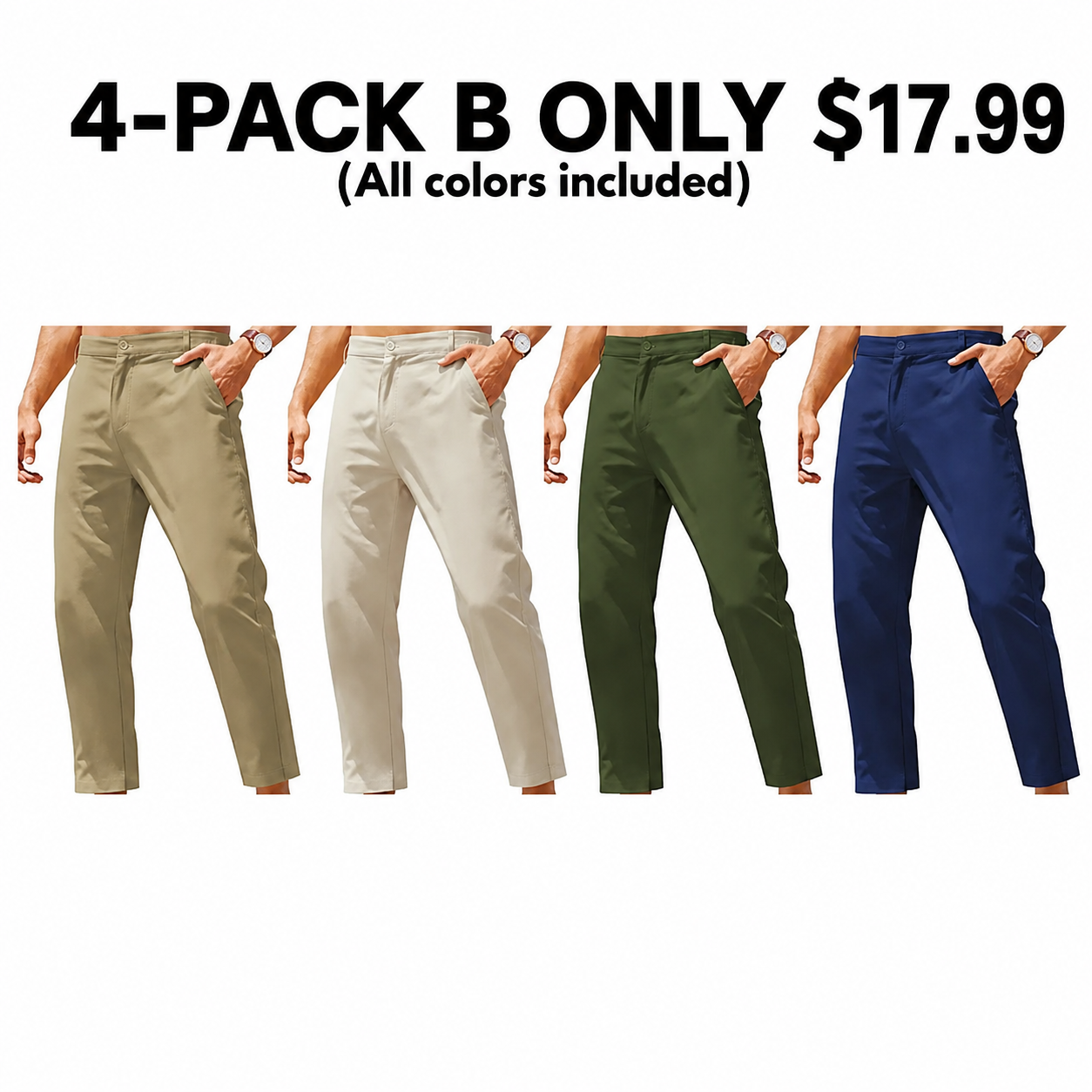 Men's Coastal Breathe Cotton-Linen Pant – Lightweight, Breathable & Wrinkle Resistant