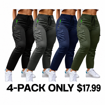 Women's Multi-Pocket Cargo Pants