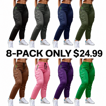 Women's Multi-Pocket Cargo Pants