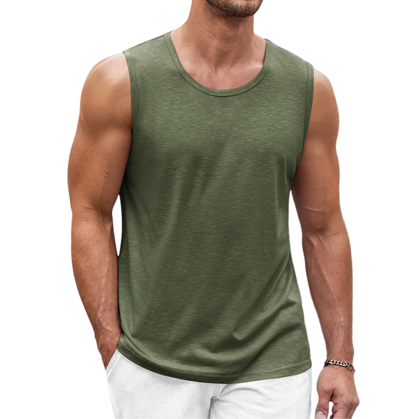 🔥8 Gym Muscle Shirts for Only $24.99🔥Men's Workout Tank Top Casual Soft Sleeveless Gym Muscle Shirts Bodybuilding Tee