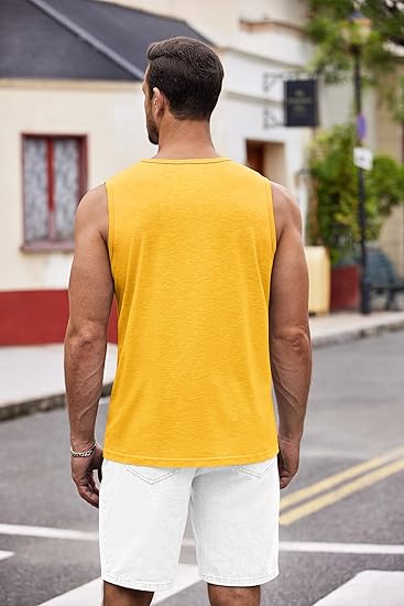 🔥8 Gym Muscle Shirts for Only $24.99🔥Men's Workout Tank Top Casual Soft Sleeveless Gym Muscle Shirts Bodybuilding Tee