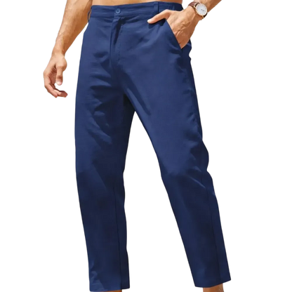 Men's Coastal Breathe Cotton-Linen Pant – Lightweight, Breathable & Wrinkle Resistant