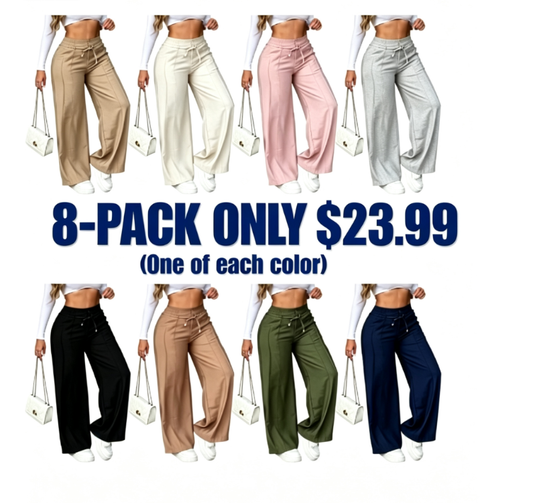 Women's Wide Leg Casual Pants